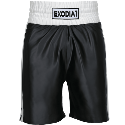 Edition 1 Satin Boxing Shorts Black/White