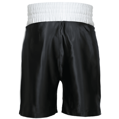 Edition 1 Satin Boxing Shorts Black/White